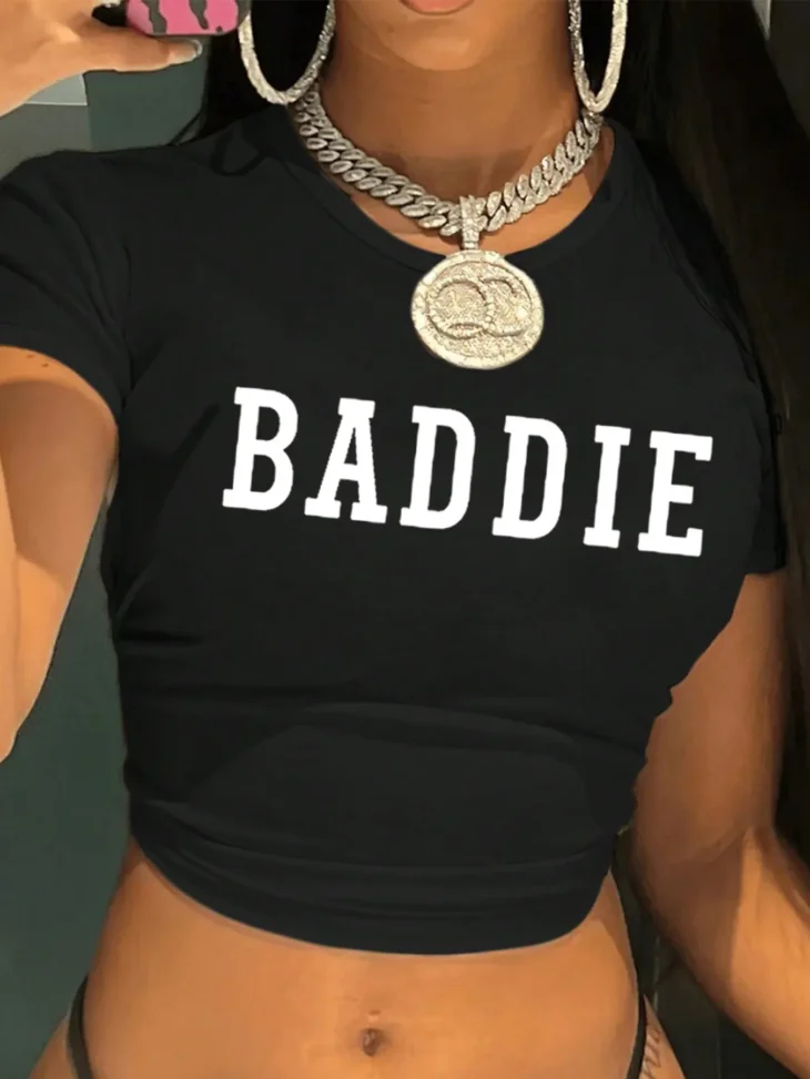 Black baddie T shirt