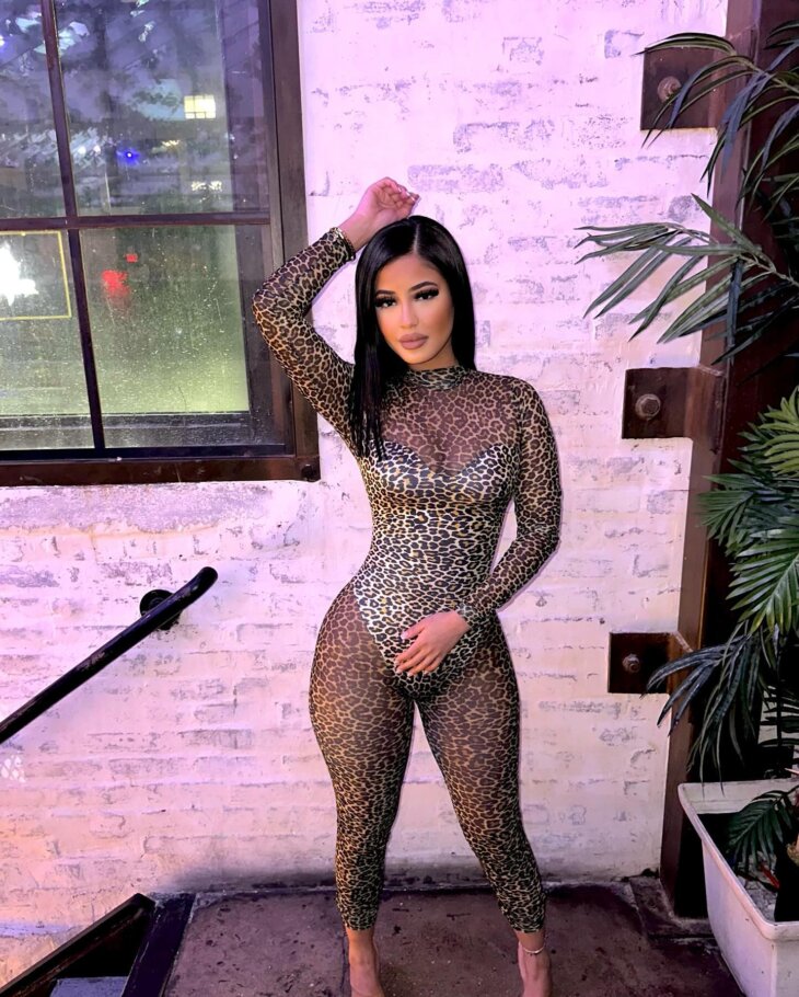 2 toned Cheetah long sleeve body suit